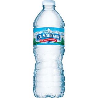 Ice Mountain Bottled Spring Water, 16.9 oz. Bottles, 24/Case