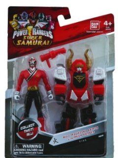 Saban's Power Rangers Super Samurai Bull Megazord Armor With Mega Ranger 4" Fire Toys & Games