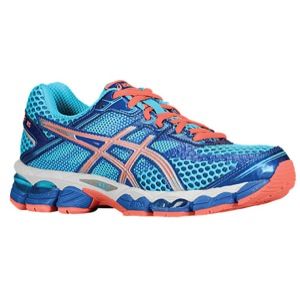 ASICS Gel   Cumulus 15   Womens   Running   Shoes   Turquoise/Lightning/Electric Melon