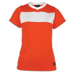 Nike S/S Hertha Jersey   Womens   Soccer   Clothing   University Orange/White/White