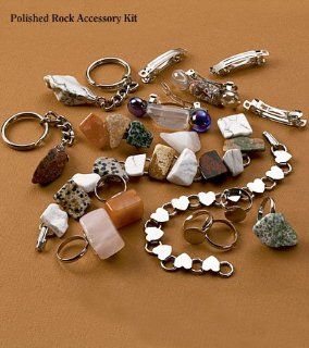 Polished Rock Accessory Kit with Jewelry Findings Toys & Games