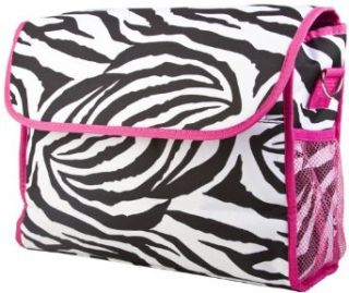 Ever Moda Pink Zebra Diaper Bag With Change Pad Baby
