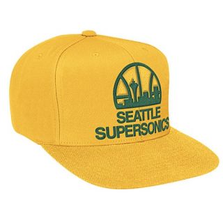Mitchell & Ness NBA Solid Snapback   Mens   Basketball   Accessories   Seattle Supersonics   Yellow