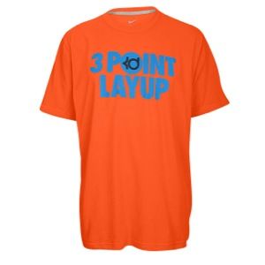 Nike KD 3 point Layup T shirt   Mens   Basketball   Clothing   Team Orange/Photo Blue/Black