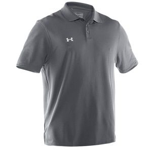 Under Armour Performance Team Polo   Mens   For All Sports   Clothing   Graphite/White