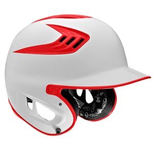 Rawlings S70X2S Performance Rated Batting Helmet   Mens   Baseball   Sport Equipment   White/Scarlet