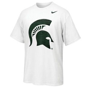 Nike College Basketball Court T Shirt   Mens   Basketball   Clothing   Michigan State Spartans   White