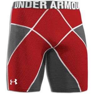 Under Armour Heatgear Coreshort Prima   Mens   Training   Clothing   Graphite/Red/White