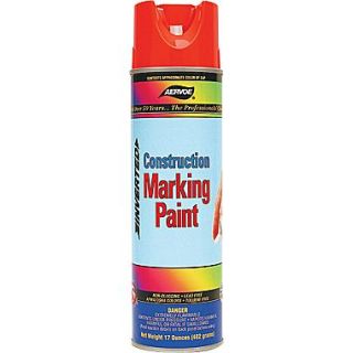Aervoe 20 oz Marking Paint, Alkyd, Fluorescent Orange