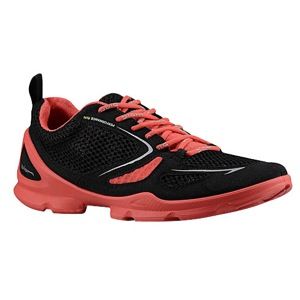 Ecco Biom Evo Racer Lite   Womens   Running   Shoes   Black/Black/Poppy