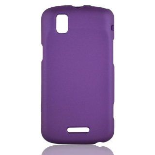 Talon Snap On Hard Rubberized Phone Shell Case Cover for Motorola A957 Droid Pro (Purple) Cell Phones & Accessories
