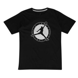 Jordan Flight Club T Shirt   Boys Grade School   Basketball   Clothing   Black/White