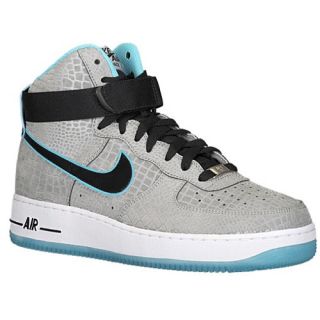 Nike Air Force 1 High Premium   Mens   Basketball   Shoes   Reflect Silver/Black/Gamma Blue