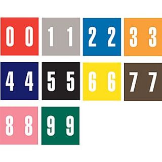 Ames Color File Numeric Labels, Number 8