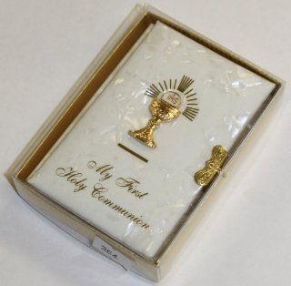 Shop First communion Missal / Prayer Book with Gold Plated Chalice in a Case   ENGLISH at the  Home D�cor Store. Find the latest styles with the lowest prices from FavorOnline
