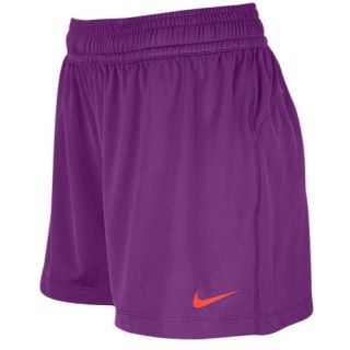 Nike Fly Knit 5 Shorts   Womens   Training   Clothing   Bright Grape/Geranium
