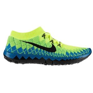 Nike Free 3.0 Flyknit   Mens   Running   Shoes   Volt/Neo Turquoise/Electric Green/Black