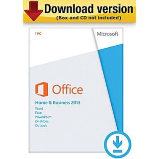 Microsoft Office Home & Business 2013 for Windows (1 User) 