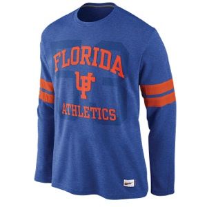 Nike College Vault Long Sleeve Thermal Top   Mens   Basketball   Clothing   Kentucky Wildcats   Royal Heather