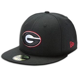 New Era 59Fifty College Cap   Mens   Basketball   Accessories   Georgia Bulldogs   Black