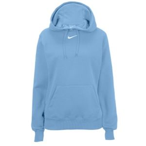 Nike Team Club Fleece Hoodie   Womens   For All Sports   Clothing   Light Blue/White