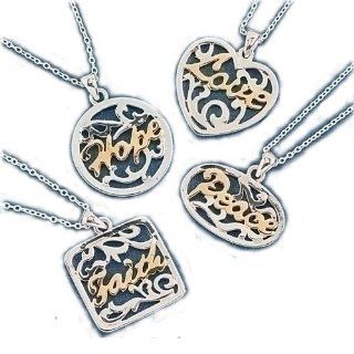 "Necklaces & Pendants , Faith. Peace. Love.Hope (HOPE) Jewelry