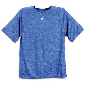 adidas Climalite S/S Logo T Shirt   Mens   Training   Clothing   Heathered Collegiate Royal