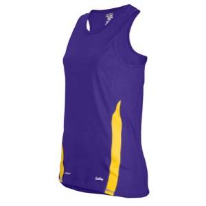  Two Color Singlet   Womens   Running   Clothing   Purple/Gold