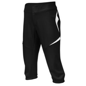 Nike Team Turntwo 3/4 Pants   Womens   Softball   Clothing   Black/White/White