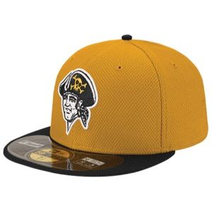 New Era MLB 59Fifty Diamond Era BP Cap   Mens   Baseball   Accessories   Pittsburgh Pirates   Vintage Gold