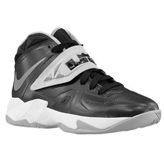 Nike Soldier VII   Boys Grade School   Basketball   Shoes   Black/Matte Silver