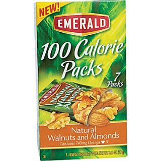 Emerald 100 Calorie Pack Walnuts and Almonds, .56 oz. Packs, 7 Packs/Box