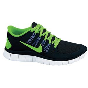 Nike Free 5.0+   Womens   Running   Shoes   Black/Flash Lime/Distance Blue/White