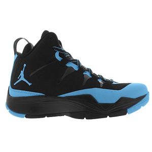 Jordan Super.Fly II PO   Boys Grade School   Basketball   Shoes   Black/Dark Powder Blue