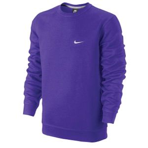 Nike Club Swoosh Crew   Mens   Casual   Clothing   Sport Red/White