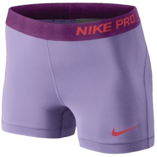 Nike Pro 3 Compression Shorts   Womens   Training   Clothing   Urban Lilac/Bright Grape