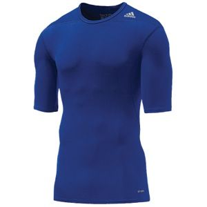 adidas Techfit Compression 1/2 Sleeve Top   Mens   Training   Clothing   Collegiate Navy