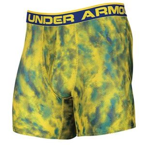 Under Armour Original 6 Boxer Jock Print   Mens   Training   Clothing   Charcoal/Caspian/Taxi