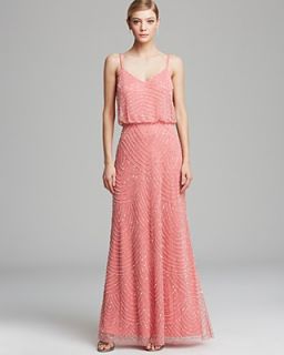 Adrianna Papell Gown   Beaded Blouson's