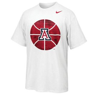 Nike College Basketball Court T Shirt   Mens   Basketball   Clothing   Arizona Wildcats   White