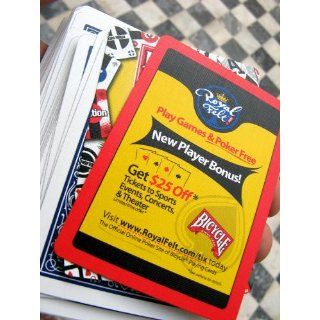 Bicycle Poker Size Standard Index Playing Cards (Blue or Red) Sports & Outdoors