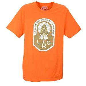 LRG Tech Natural Leaf Tree S/S T Shirt   Mens   Casual   Clothing   Orange