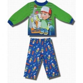 Handy Manny "We Fix It Right" 2 Piece Pajama set for Toddlers   4T Clothing