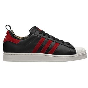 adidas Originals Superstar 2   Mens   Basketball   Shoes   Black/Collegiate Red/White Vapor