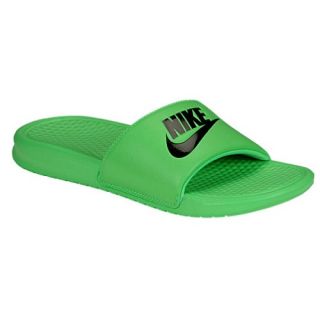 Nike Benassi JDI Slide   Mens   Casual   Shoes   Poison Green/Black
