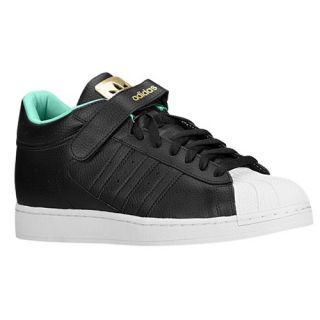 adidas Originals Pro Shell   Mens   Basketball   Shoes   Black/Bahia Mint/White Vapour