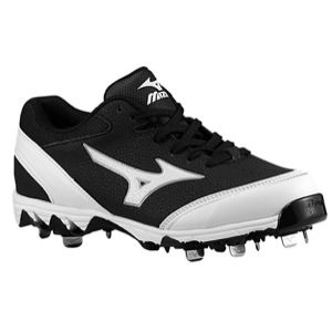 Mizuno 9 Spike Select   Womens   Softball   Shoes   Black/White