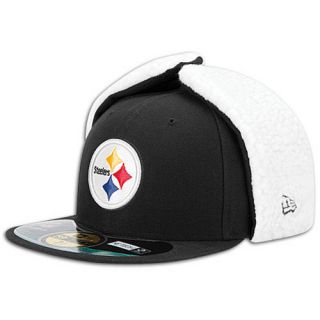 New Era NFL 59Fifty Sideline Dog Ear Cap   Mens   Football   Accessories   Pittsburgh Steelers   Black