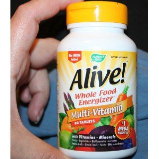 Alive Max Potency (No Iron Added) Multivitamin, 180 tablets Health & Personal Care