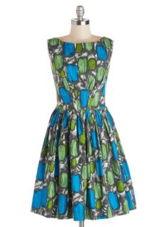 Emily and Fin Daytrip Darling Dress in Abstract  Mod Retro Vintage Dresses